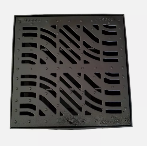 Marley Einlaufschacht 200x200 Mm Ohne Rost – Für Hofablauf, Grau RAL 7035, Aus PP