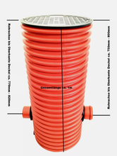 Kontrollschacht DN400/110 m. Rückstauklappe GM KG Schacht Abwasserschacht Deckel