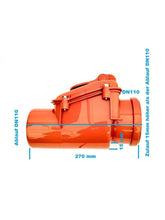 Kontrollschacht DN400/110 m. Rückstauklappe GM KG Schacht Abwasserschacht Deckel