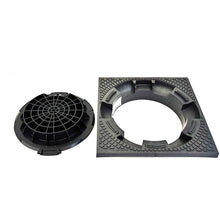 Schachtdeckel DN315 Kl.A15 mit Belüftung Kanaldeckel Brunnendeckel KG Rohr Kontrollschacht